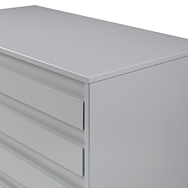 Forest Gate&trade; Modern 4-Drawer Tall Dresser in Grey. View a larger version of this product image.