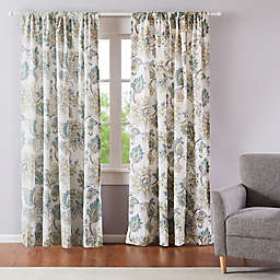 Levtex Home Victoria 84-Inch Rod-Pocket Window Curtain Panel in Grey