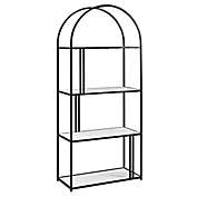 Forest Gate&trade; 68-Inch Modern Arch Bookcase in White