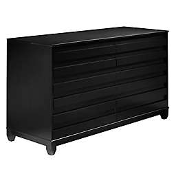 Forest Gate™ Contemporary 6-Drawer Dresser in Black