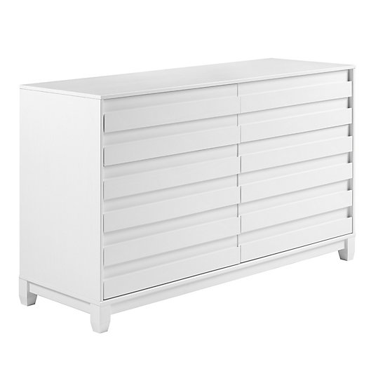 Alternate image 1 for Forest Gate™ Contemporary 6-Drawer Dresser in White
