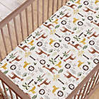 Alternate image 2 for Levtex Baby Zuma Safari Fitted Crib Sheet in Brown/Orange