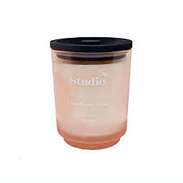 Studio 3B™ Cranberry Teak 29 oz. Glass Jar Candle