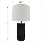 Alternate image 1 for Studio 3B&trade; Fluted Table Lamp with Fabric Shade