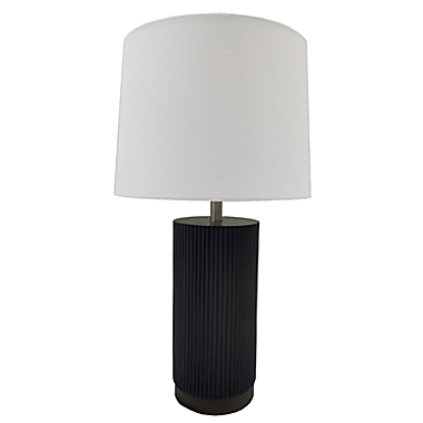 Studio 3B&trade; Fluted Table Lamp with Fabric Shade. View a larger version of this product image.