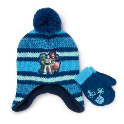 Disney&reg; Size 2-4T 2-Piece Toy Story Hat and Mitten Set in Blue