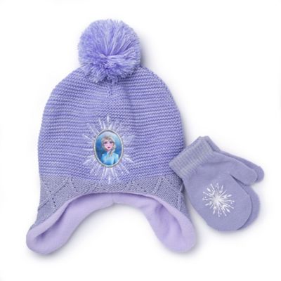 frozen hat and mitten set