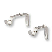 Simply Essential&trade; Steel Replacement Brackets in Satin Nickel (Set of 2)