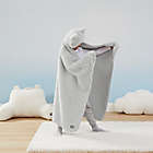 Alternate image 2 for UGG&reg; Classic Sherpa Hooded Throw Blanket in Glacier Gray