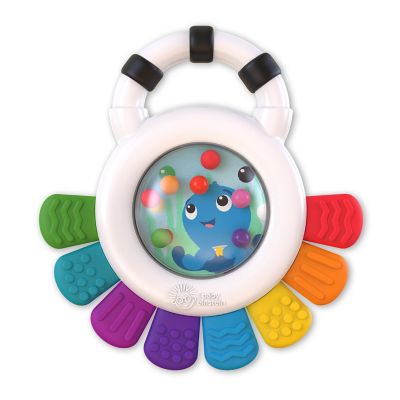 Baby Einstein Outstanding Opus the Octopus Chillable Baby Rattle & Teether Sensory Toy, Unisex, Multicolored, Ages 3 Months +