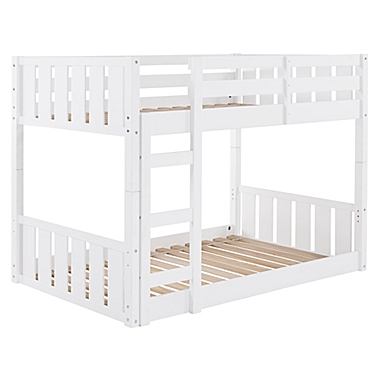 Forest Gate&trade; Traditional Twin Over Twin Bunk Bed in White. View a larger version of this product image.