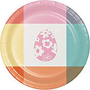 H for Happy&trade; 18-Count Plaid Easter Egg Lunch Plates