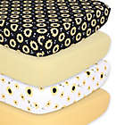 Alternate image 0 for The Peanutshell&trade; 4-Pack Sunflower Microfiber Fitted Crib Sheets