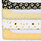 Alternate image 5 for The Peanutshell&trade; 4-Pack Sunflower Microfiber Fitted Crib Sheets