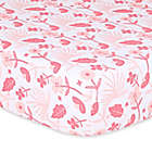 Alternate image 3 for The Peanutshell&trade; 4-Pack Floral Punch Microfiber Fitted Crib Sheets