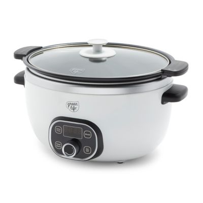 GreenLife Healthy Cook Duo 6 qt. Slow Cooker
