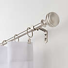 Alternate image 1 for Simply Essential&trade; Orbit 72-120-Inch Adjustable Single Curtain Rod Set in Brushed Nickel