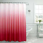 Alternate image 0 for Ombre Weave 70-Inch x 72-Inch Shower Curtain in Barn Red