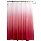 Alternate image 1 for Ombre Weave 70-Inch x 72-Inch Shower Curtain in Barn Red