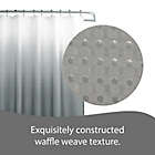 Alternate image 6 for Ombre Weave 70-Inch x 72-Inch Shower Curtain in Dark Grey