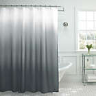 Alternate image 0 for Ombre Weave 70-Inch x 72-Inch Shower Curtain in Dark Grey