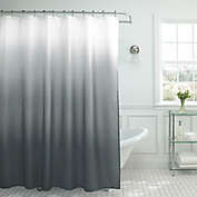 Ombre Weave 70-Inch x 72-Inch Shower Curtain in Dark Grey