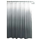 Alternate image 1 for Ombre Weave 70-Inch x 72-Inch Shower Curtain in Dark Grey