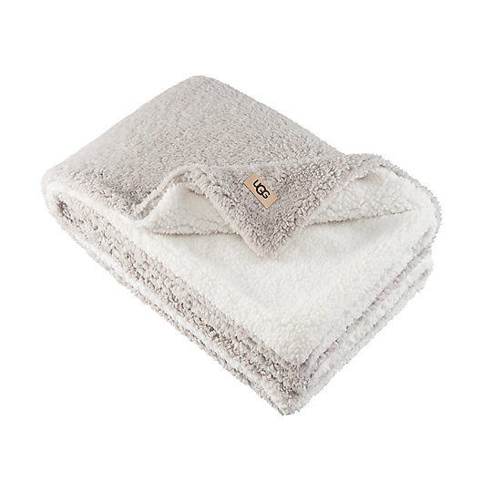 Alternate image 1 for UGG® Classic Sherpa Medium Dog Blanket in Fawn