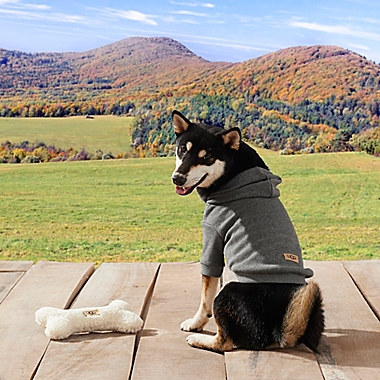 UGG&reg; Cody Small Dog Hoodie in Grey. View a larger version of this product image.
