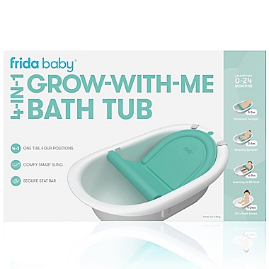 Fridababy&reg; 4-in-1 Grow-with-Me Bath Tub in White. View a larger version of this product image.