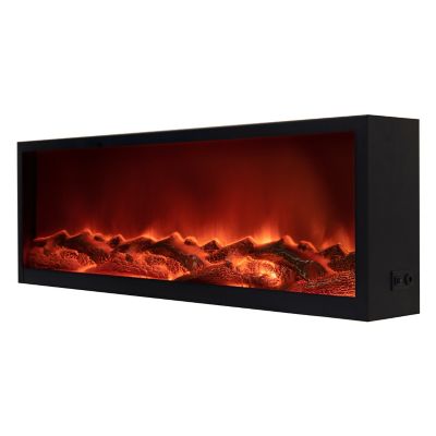 Sterling & Noble 29.5-Inch Panoramic Decorative Fireplace