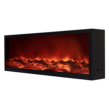 Sterling &amp; Noble 29.5-Inch Panoramic Decorative Fireplace. View a larger version of this product image.