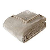 Kenneth Cole New York&reg; Solid Ultra Soft Plush Twin Blanket in Oatmeal