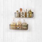 Alternate image 4 for Spectrum&reg; Vintage Small Wall Mount Basket in Grey