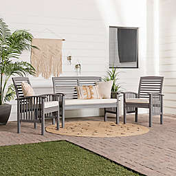 Forest Gate 3-Piece Patio Seating Set in Grey Wash