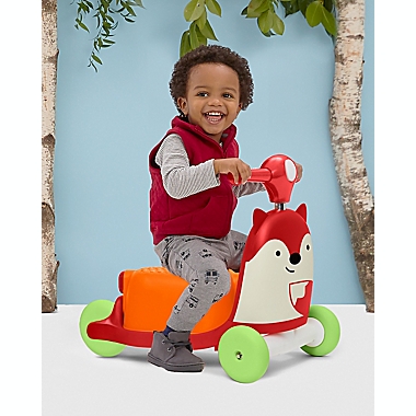 SKIP*HOP&reg; Zoo 3-in-1 Ride-On Fox in Red/Multi. View a larger version of this product image.
