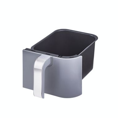 CRUX&reg; Artisan Series 9 qt. Dual Basket Air Fryer in Grey. View a larger version of this product image.