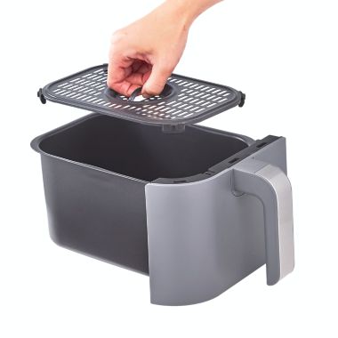 CRUX&reg; Artisan Series 9 qt. Dual Basket Air Fryer in Grey. View a larger version of this product image.