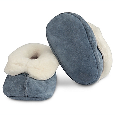 Shooshoos&reg; Size 0-6M Slipper in Blue. View a larger version of this product image.