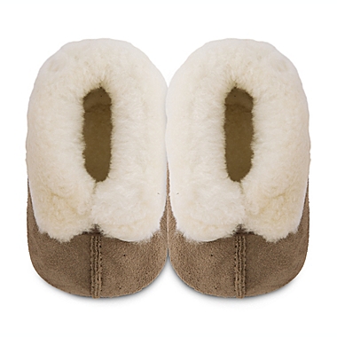 Shooshoos&reg; Size 12-18M Slipper in Brown. View a larger version of this product image.