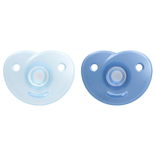 Alternate image 1 for Philips Avent 2-Pack Heart Soothie Pacifiers