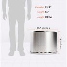 Alternate image 11 for Solo Stove Bonfire Fire Pit in Silver