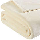 Alternate image 3 for Ultra Soft Plush Solid Ivory King Blanket