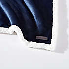 Alternate image 2 for Eddie Bauer&reg; Solid Ultra Soft Plush Fleece Reversible King Blanket in Dusted Indigo