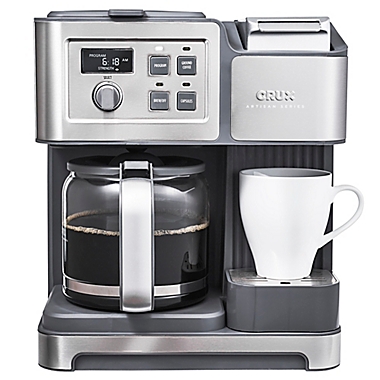 Crux Coffee Maker 12-Cup Programmable Brewing Backlit LCD Display Machine 