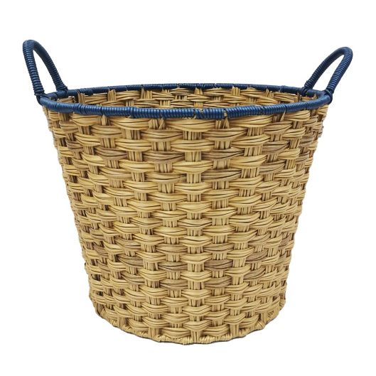 Everhome Indoor/Outdoor Plastic Storage Basket in Natural