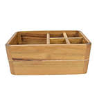 Alternate image 2 for Haven&trade; 2-Piece Stackable Acacia Cosmetic Organizer