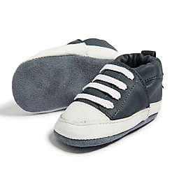Shooshoos® Size 18-24M Genuine Leather Baby Sneaker in Navy