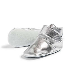 Shooshoos® Size 6-12M Leather Baby Boots in Silver