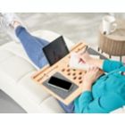 Alternate image 1 for Squared Away&trade; Wood Lap Desk with Felt Mouse Pads